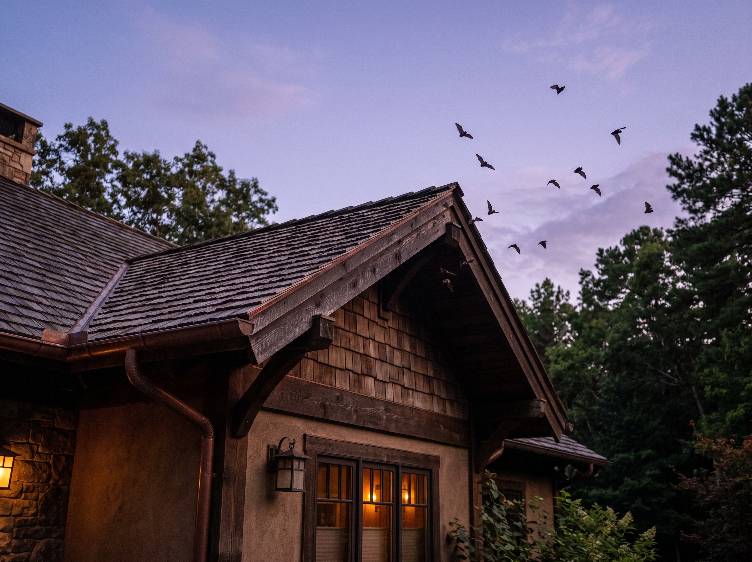 Little Brown Bat (Myotis lucifugus) — wildlife Wildguard removes in Colorado Springs