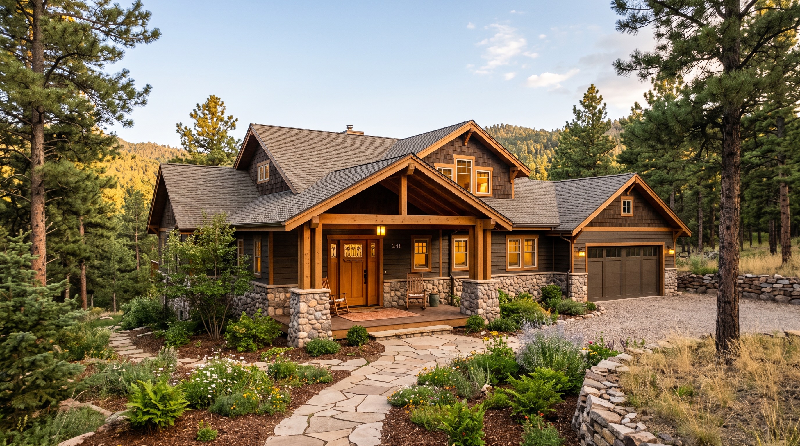 A warm Colorado Springs home among the pines